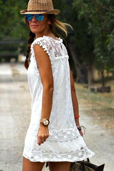 White Summer Dress | White Mini Dress ...